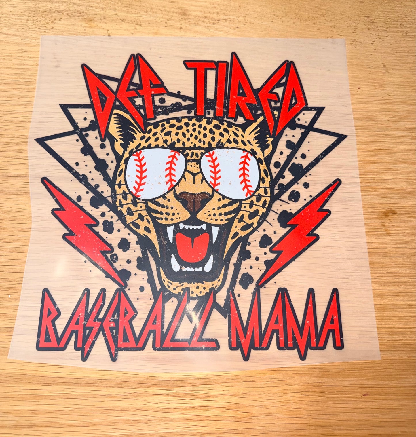 Def Tired Baseball Mama