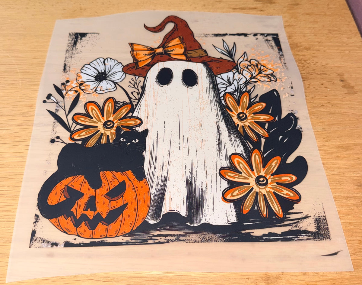 Ghost Pumpkin Cat