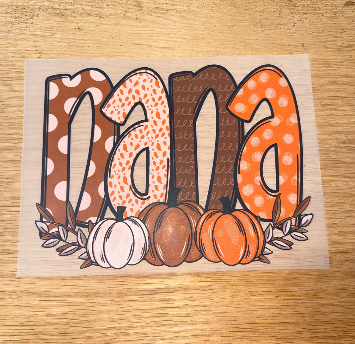 Nana pumpkin fall