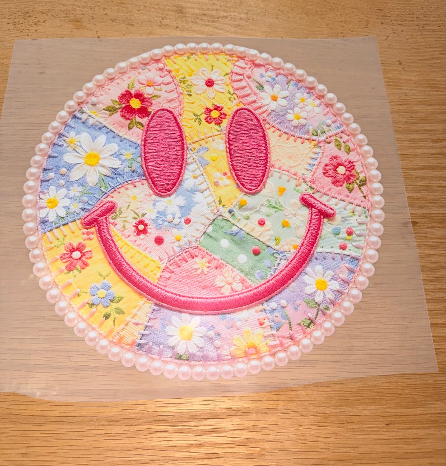 Patchwork Smiley Face