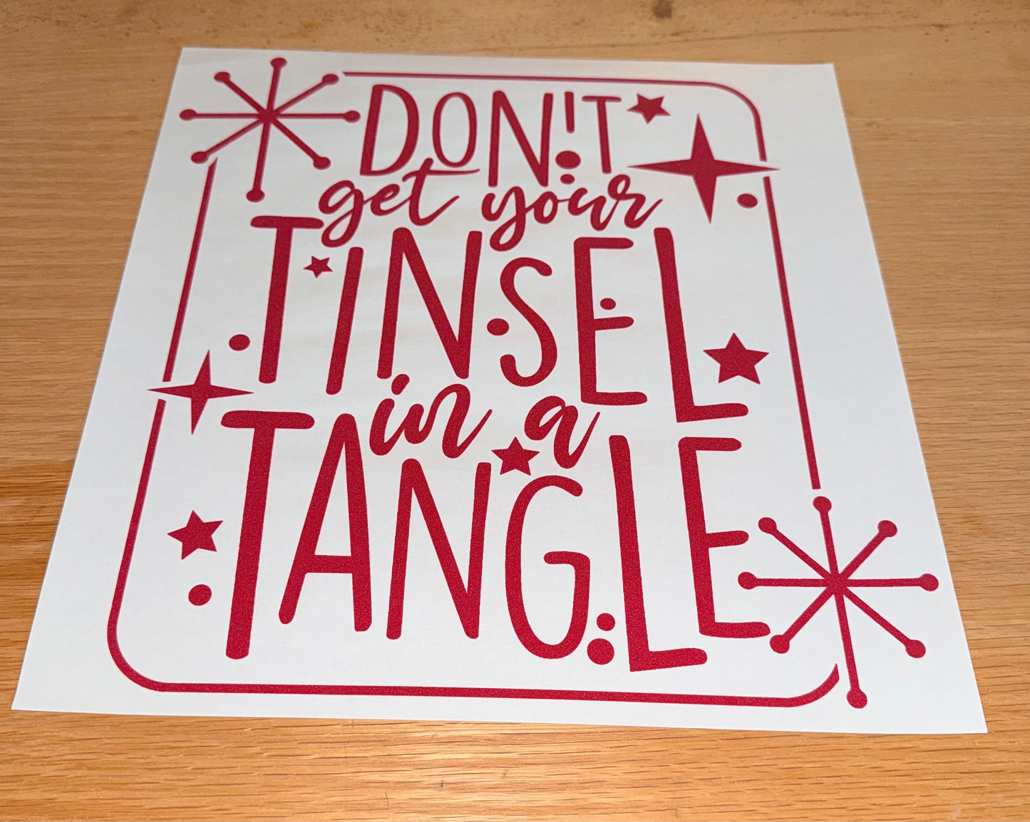Don't get your tinsel in a tangle