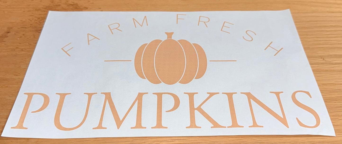 Farm Fresh Pumpkins