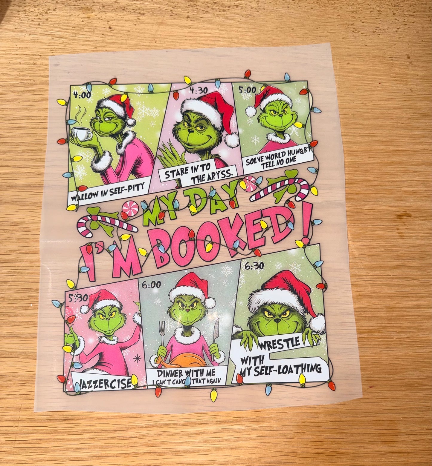 Grinch I'm Booked