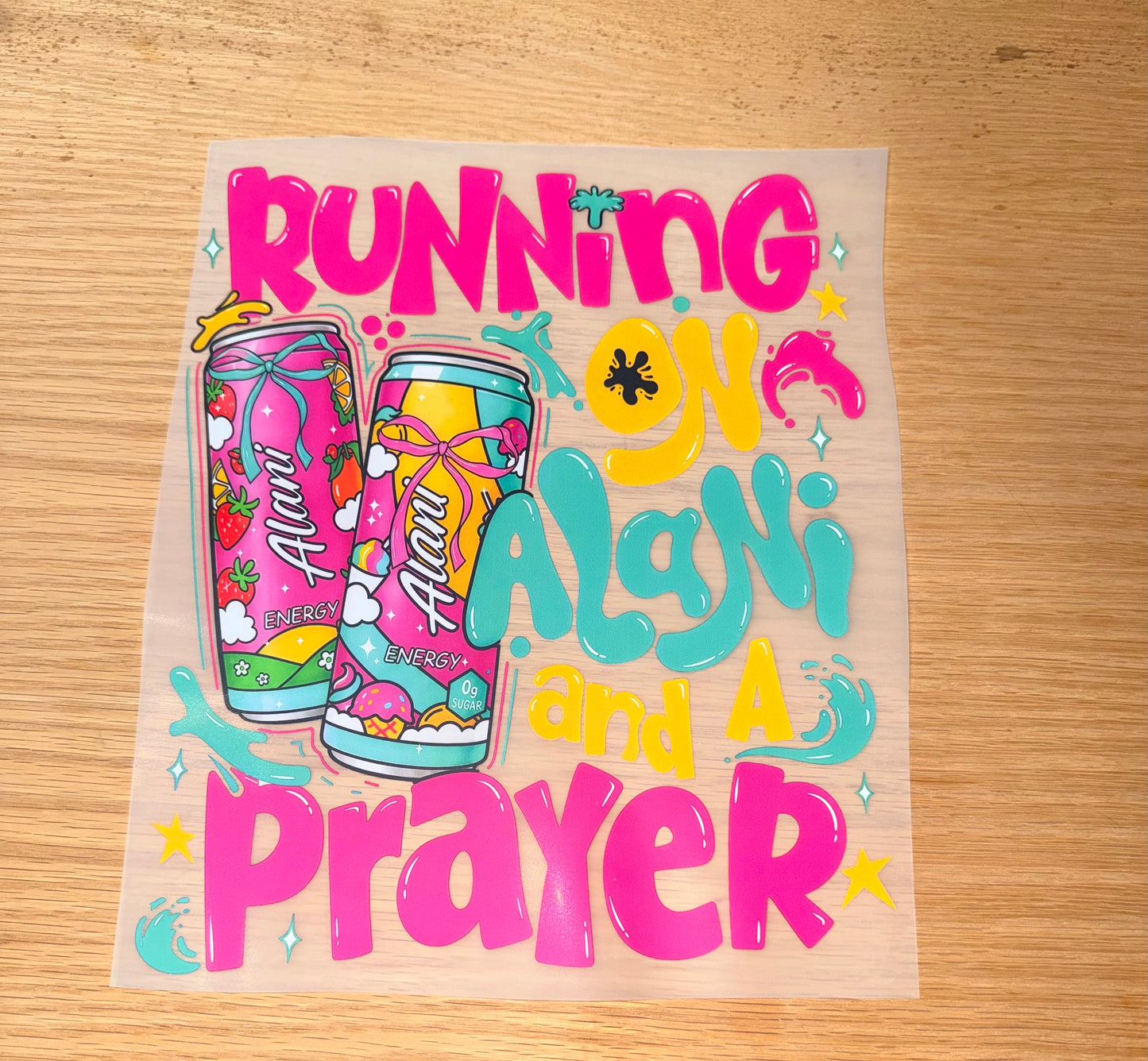 Running on Alani and a Prayer