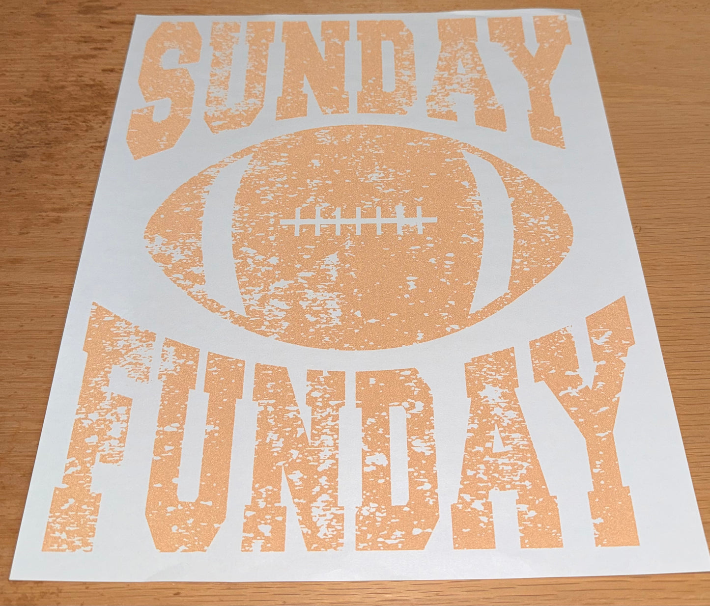 Sunday Funday Football Print