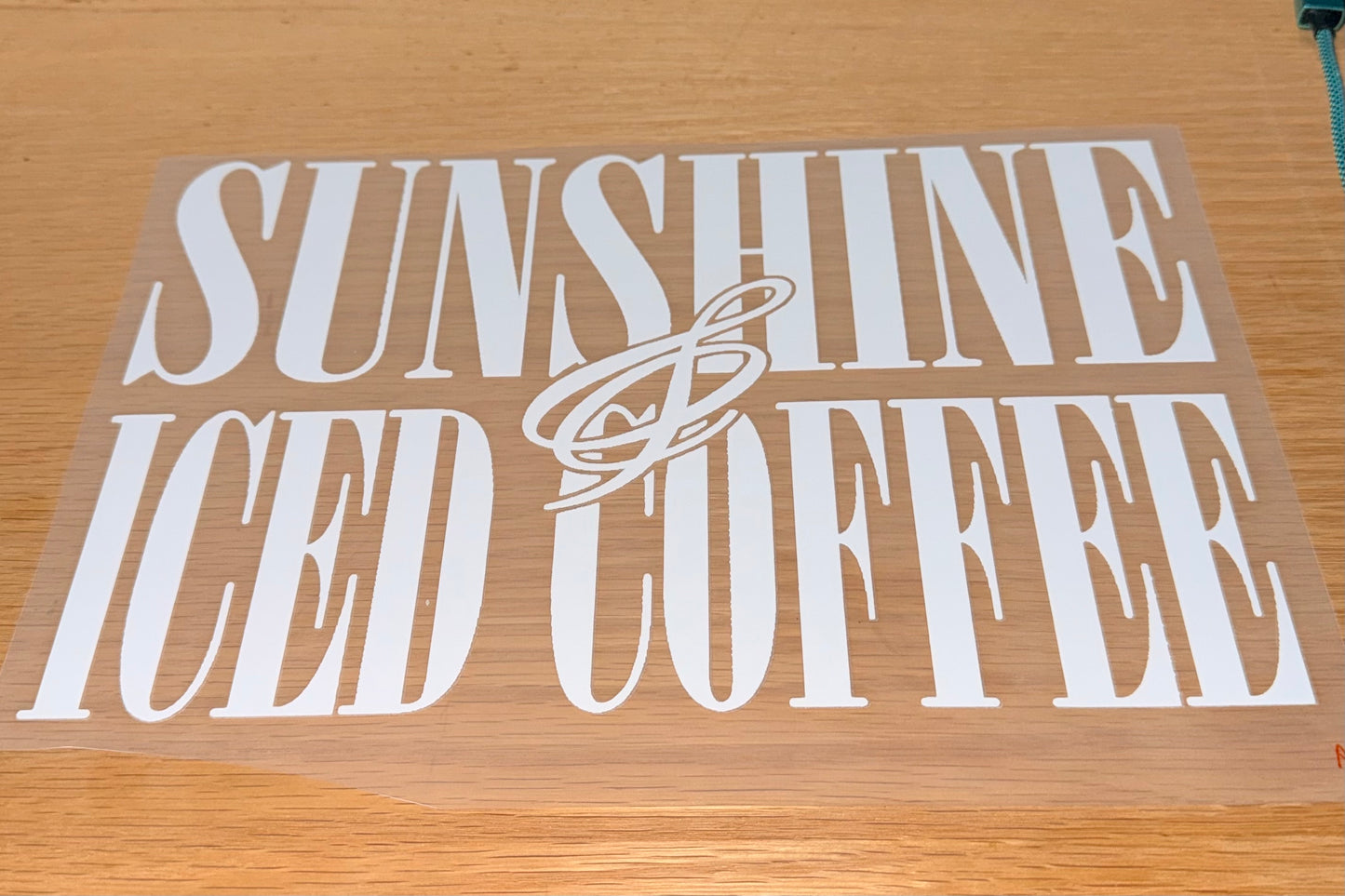 Sunshine and Iced Coffee