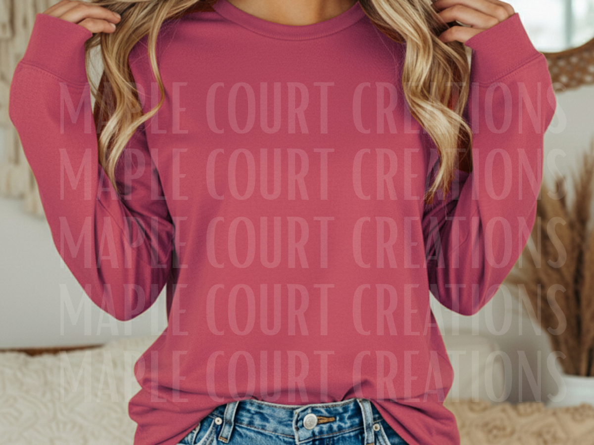 Brick Comfort Colors Long Sleeve