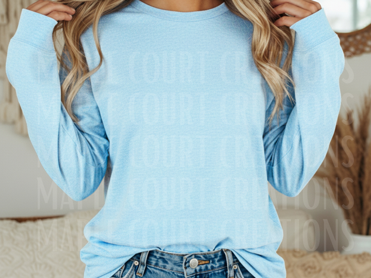 Chambray Comfort Colors Long Sleeve