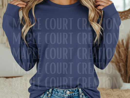 China Blue Comfort Colors Long Sleeve