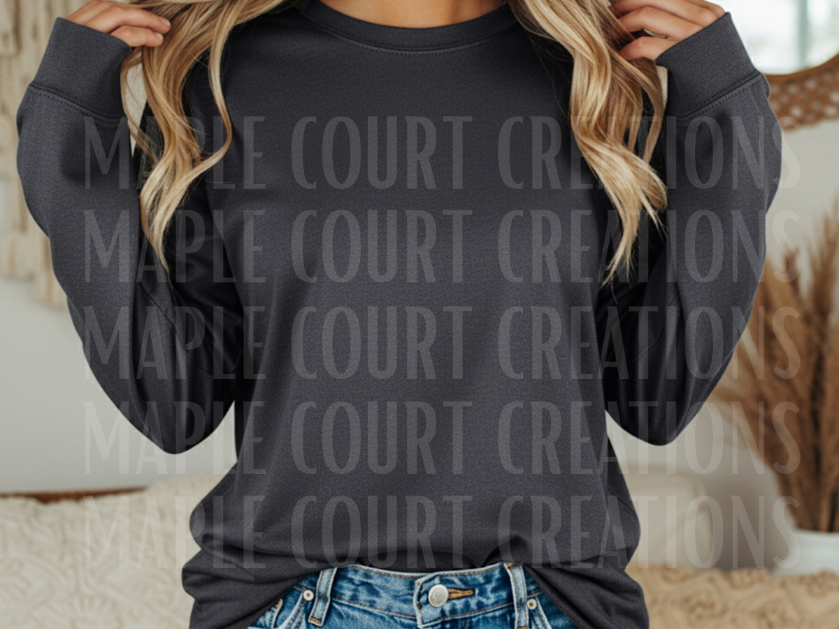 Graphite Comfort Colors Long Sleeve
