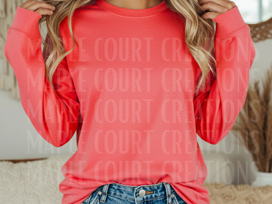 Watermelon Comfort Colors Long Sleeve