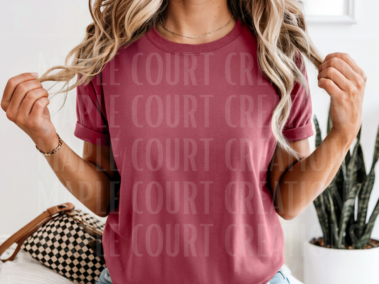 Brick Comfort Colors Tee