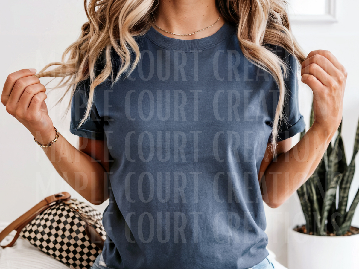 Denim Comfort Colors Tee
