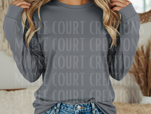 Granite Comfort Colors Long Sleeve
