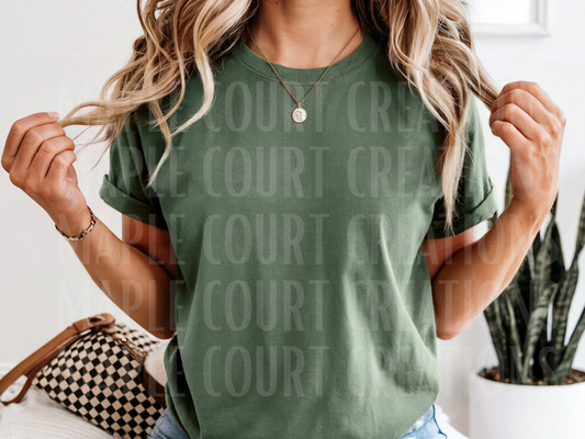 Moss Comfort Colors Tee