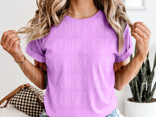 Neon Violet Comfort Colors Tee