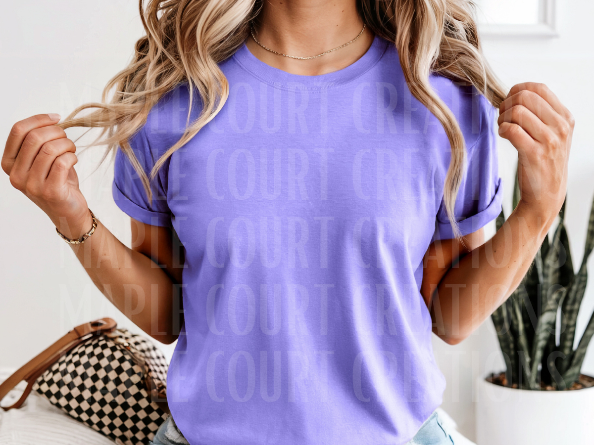 Violet Comfort Colors Tee