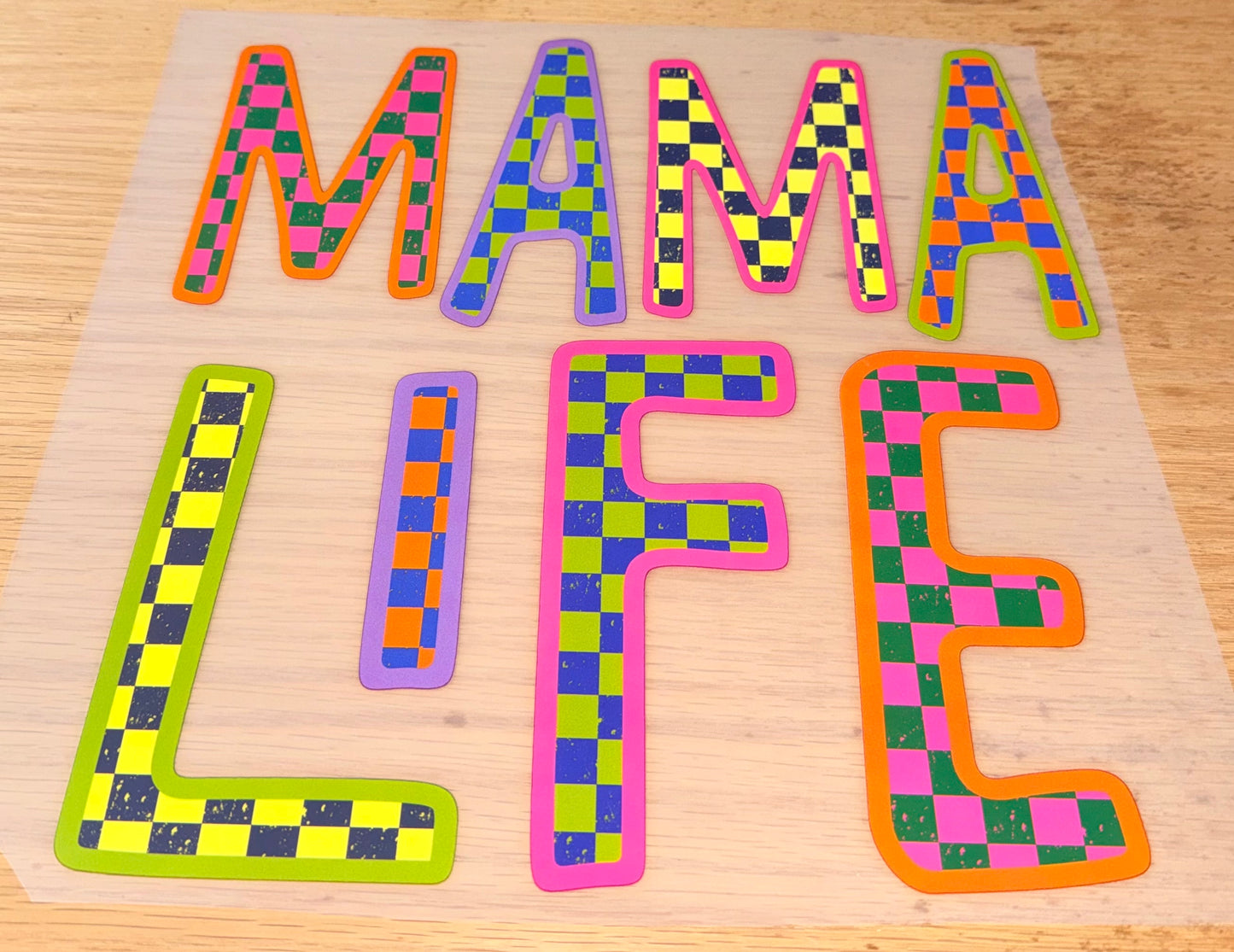 Checkered Mama Life Print