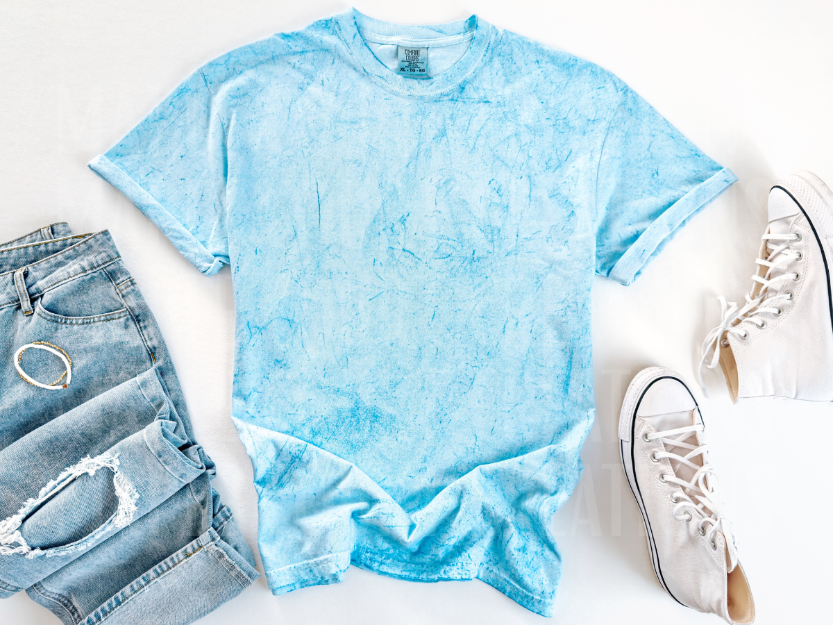 Fiji Blue Color Blast Comfort Colors Tee