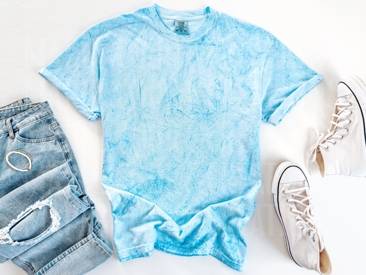 Fiji Blue Color Blast Comfort Colors Tee