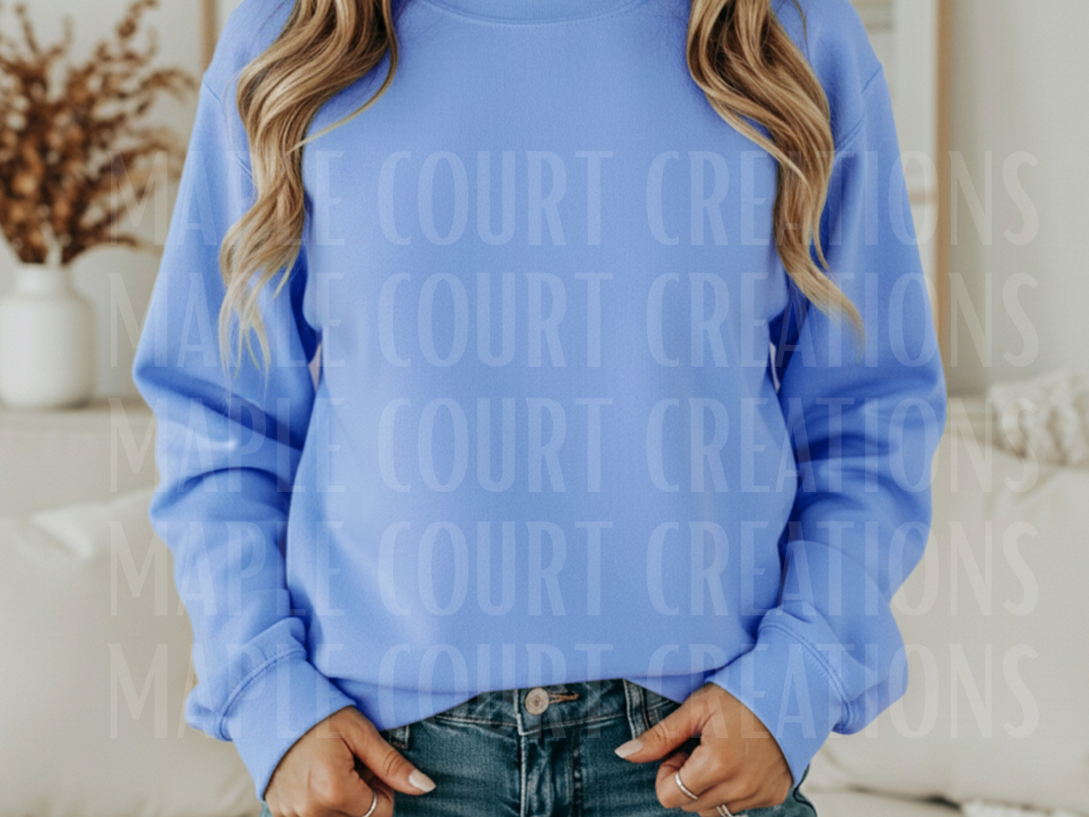 Carolina Blue Gildan Crew