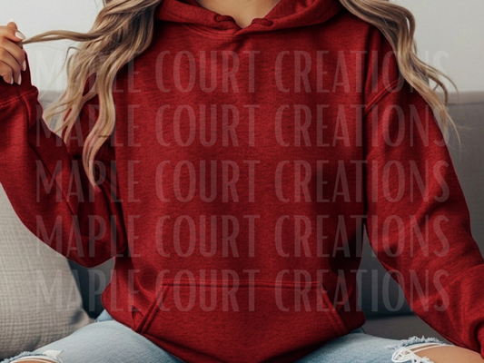 Antique Cherry Red Gildan Hoodie