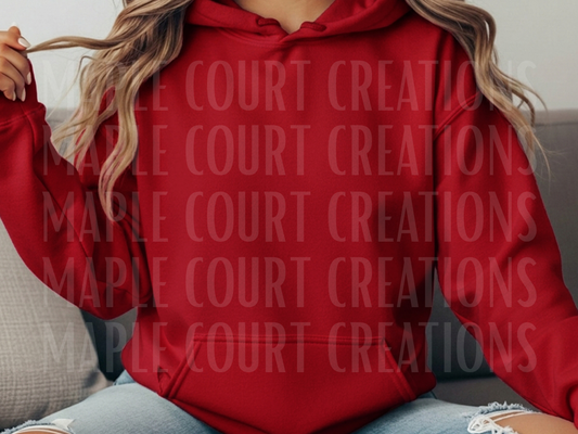Cardinal Red Gildan Hoodie