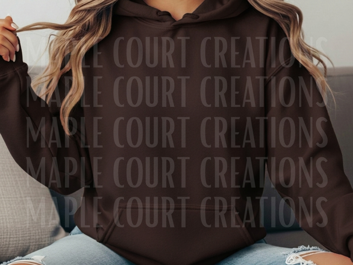 Dark Chocolate Gildan Hoodie