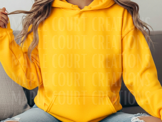 Gold Gildan Hoodie