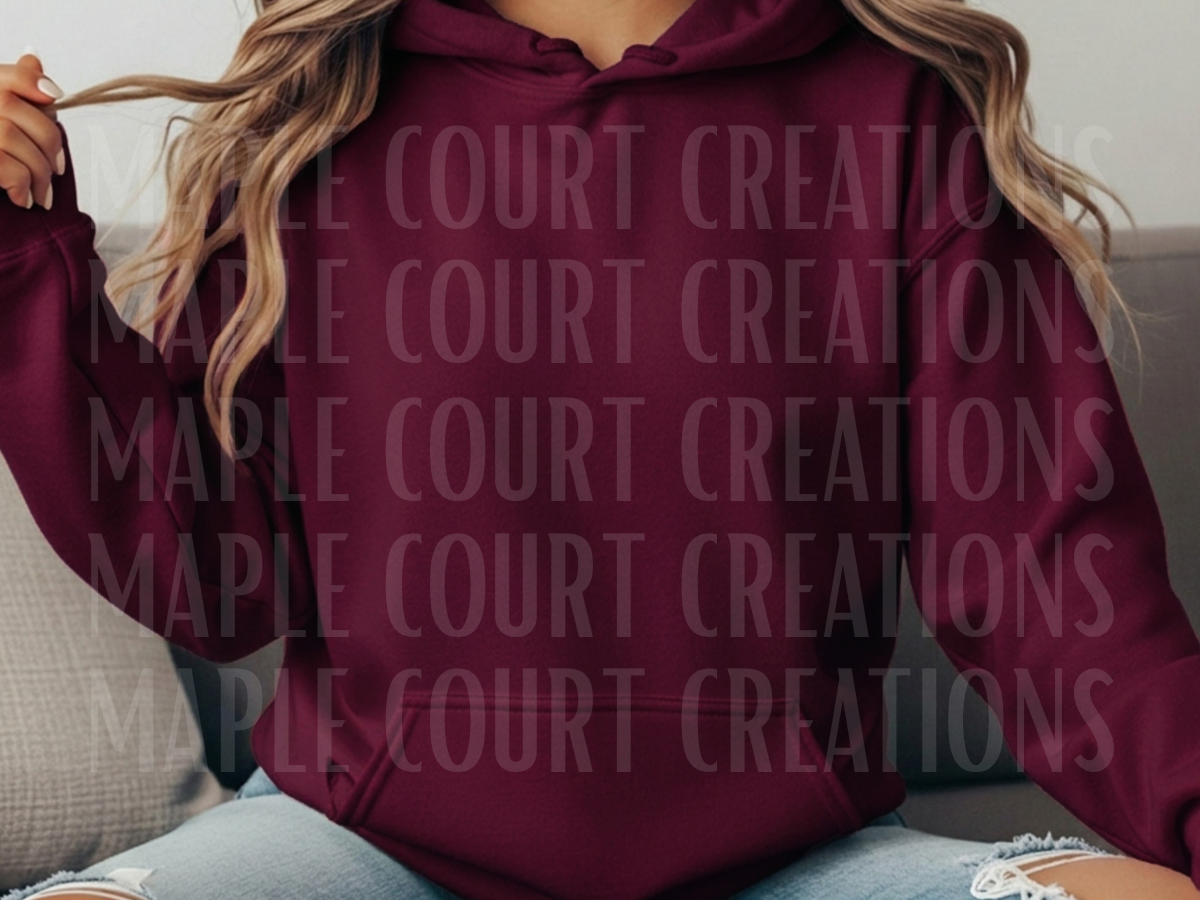 Maroon Gildan Hoodie