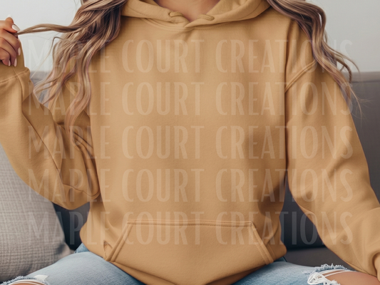 Old Gold Gildan Hoodie