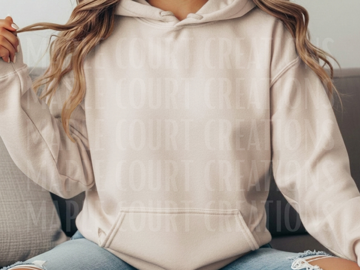 Sand Gildan Hoodie