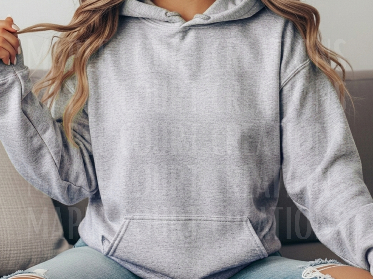 Sport Gray Gildan Hoodie