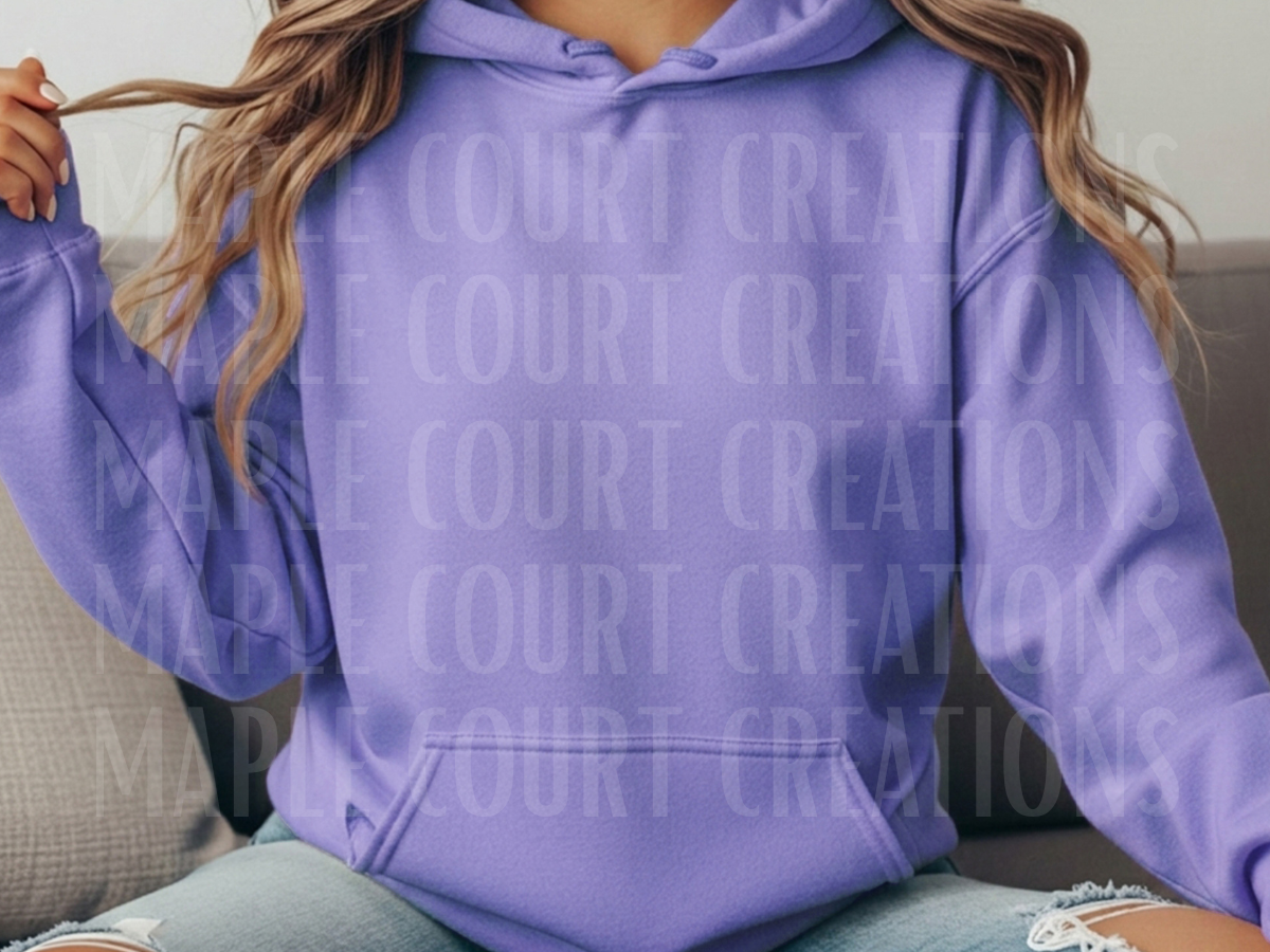 Violet Gildan Hoodie