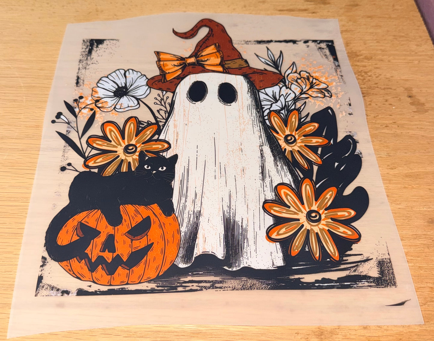 Ghost Pumpkin Cat