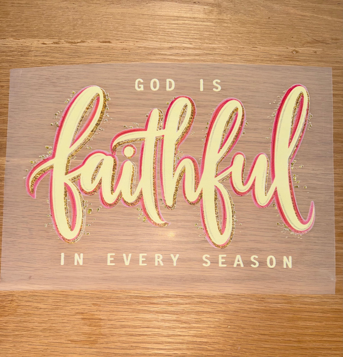 God is faithful