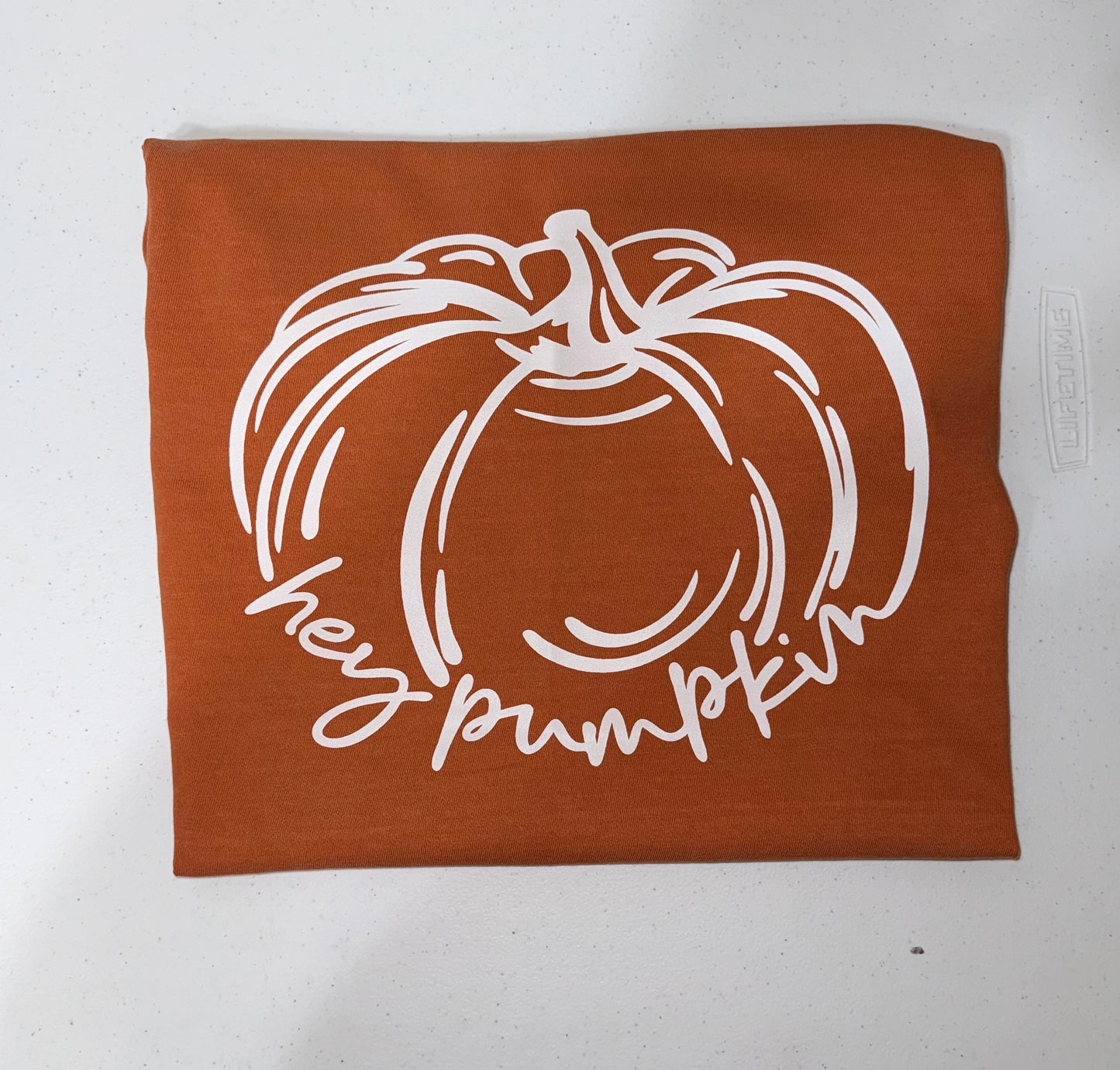 Small Hey Pumpkin Completed Imperfect Shirt