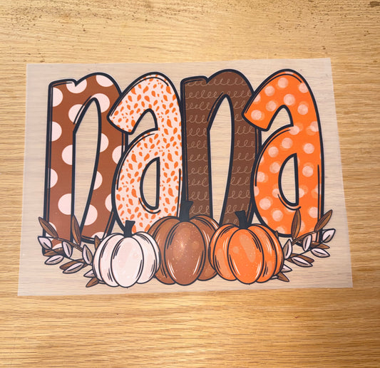Nana pumpkin fall