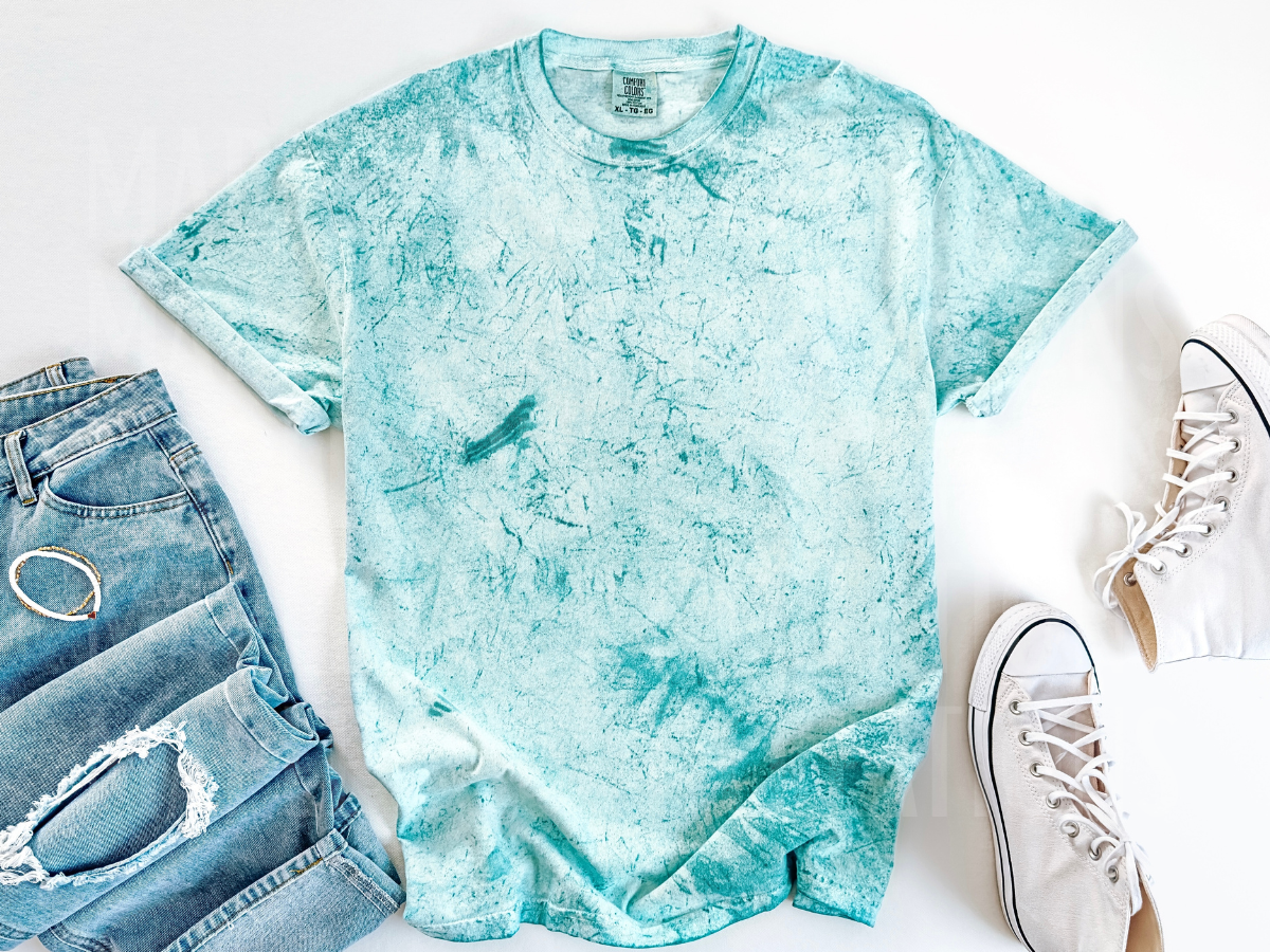 Sea Glass Color Blast Comfort Colors Tee
