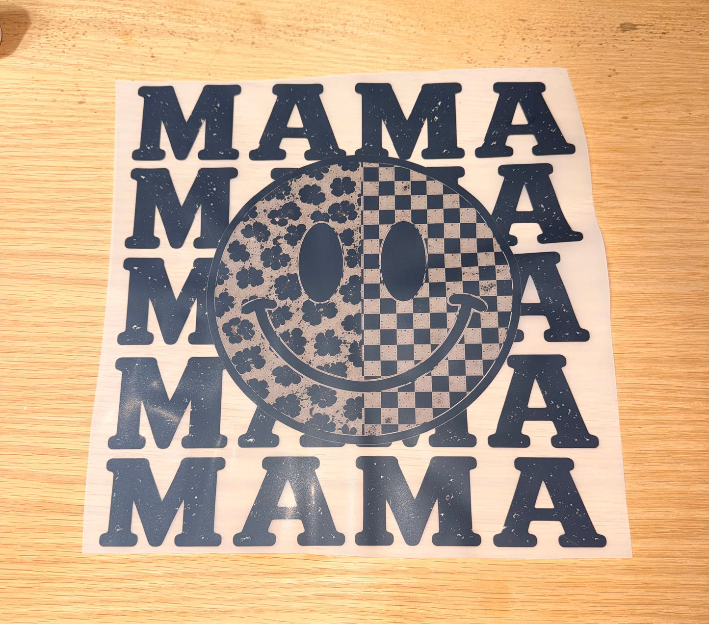 Smiley Mama Brown and Black