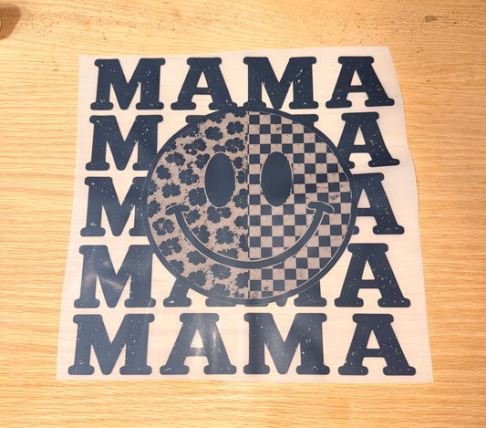 Smiley Mama Brown and Black