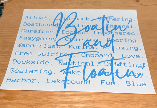 Boatin' and Floatin'