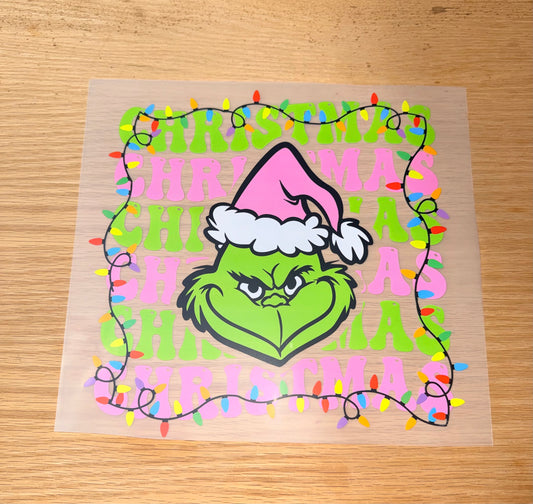 Christmas Grinch Pink