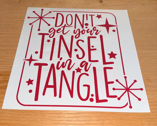 Don't get your tinsel in a tangle