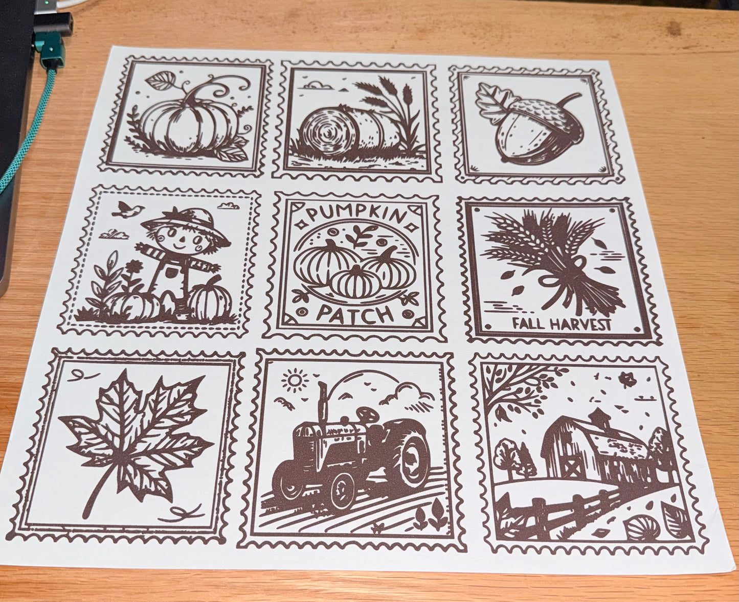 Fall Stamps