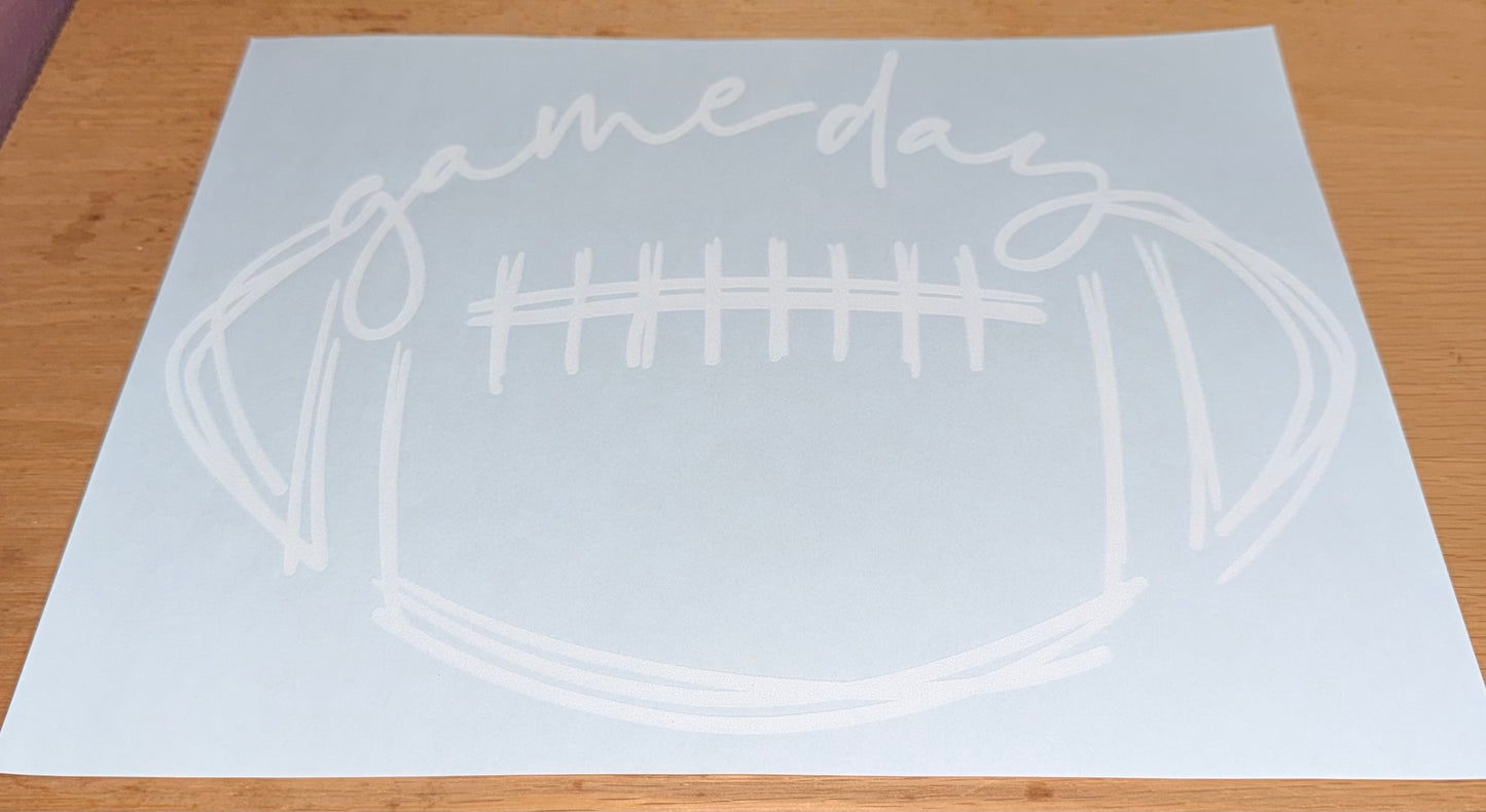 Game Day White Football