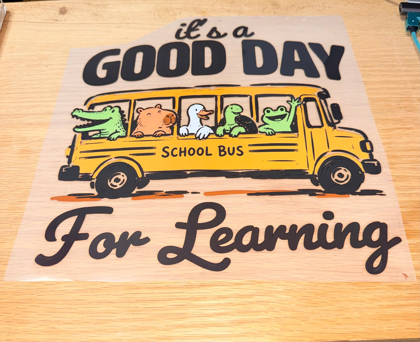 It's a good day for learning