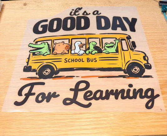 It's a good day for learning