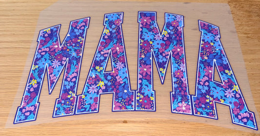 Mama Purple Floral Print
