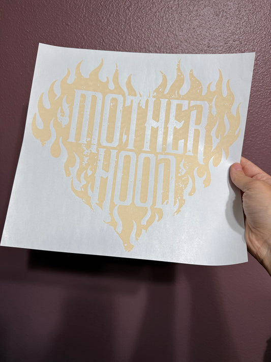 Motherhood fire heart